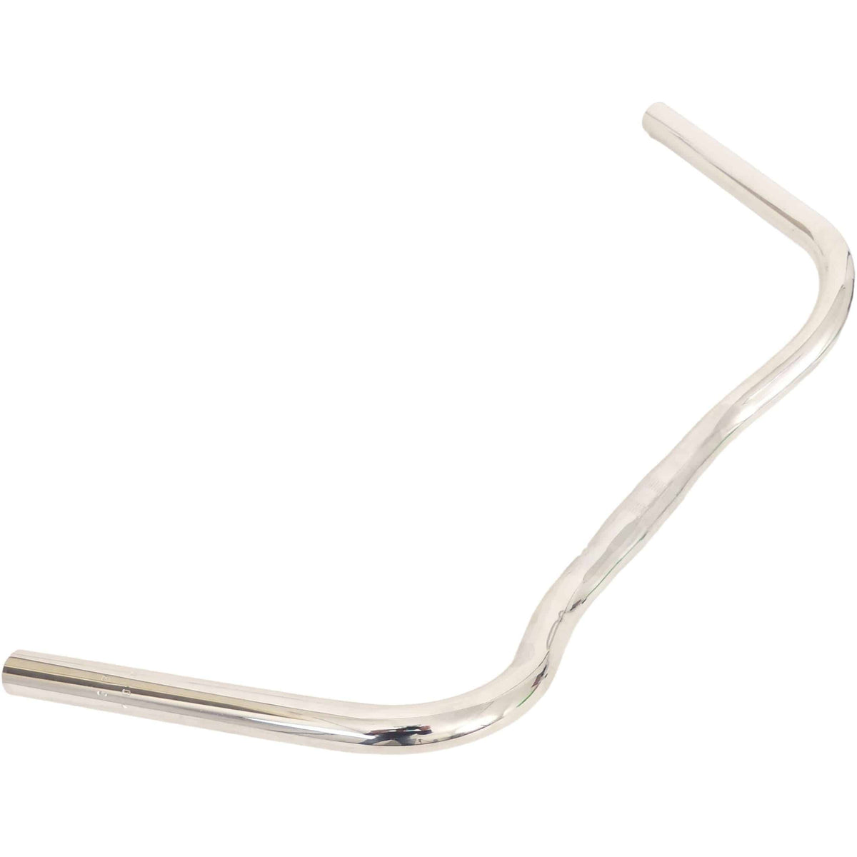 Ergotec Nsu stadsfiets stuur 25,4x560 mm chroom met rechte vorm en glanzende afwerking, geschikt voor stadsfietsen.