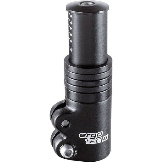 Stuurpen Verlenger Ergotec Ahead 3 - 1-1/8" Al6061 T6 - Zwart - Le Coq Wielerartikelen