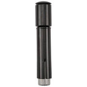 Zwarte Ergotec Quill stuurpenadapter voor 1" en 1 1/8" Ahead stuurpennen, geschikt voor fietsaccessoires