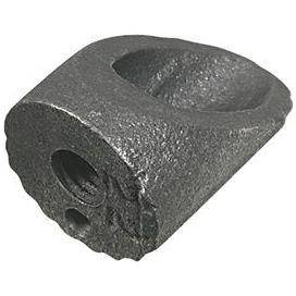 Ergotec M8 X 25 mm stuurpennen met kabelgat, voorbouwstuurexpanderklos voor fiets, zwart metalen component