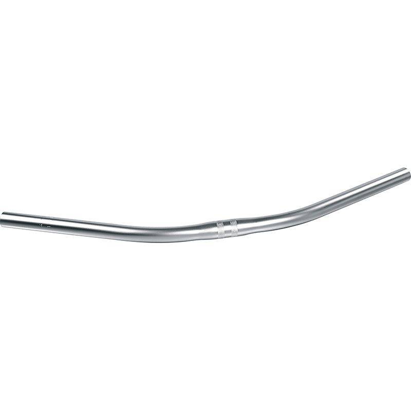Aluminium look Ergotec Moon Cruiser stuur voor stadsfietsen, 25,4 mm diameter, lichtgewicht en comfortabel design