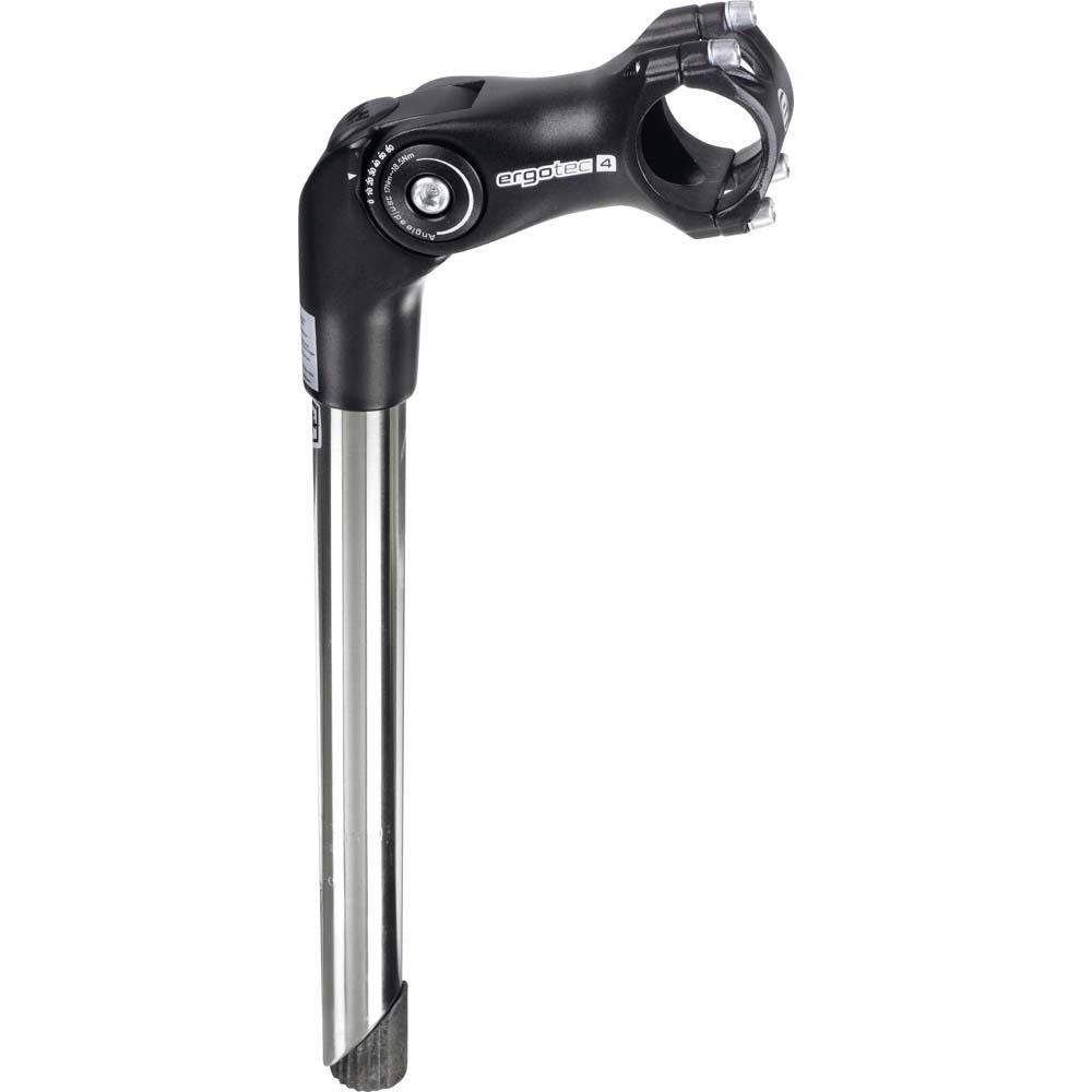 Ergotec Octopus 2 verstelbare stuurpen, Ø25,4 mm, 300x90 mm, compatibel met 31,8 mm stuur, voor fietscomfort