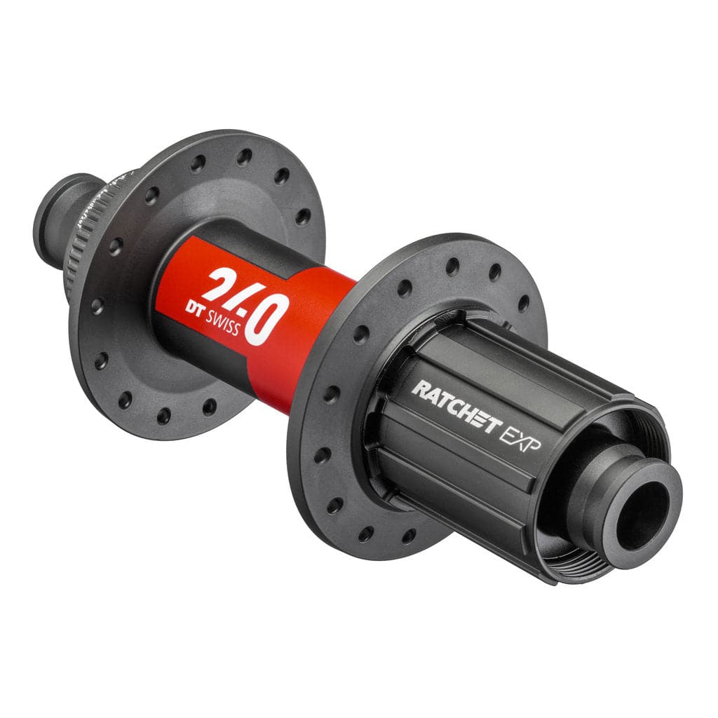 DT Swiss Naaf DT A 240 Race 28G Db Cl 142/12 Sh Exp, lichte achternaaf voor racefietsen, zwart met technische details