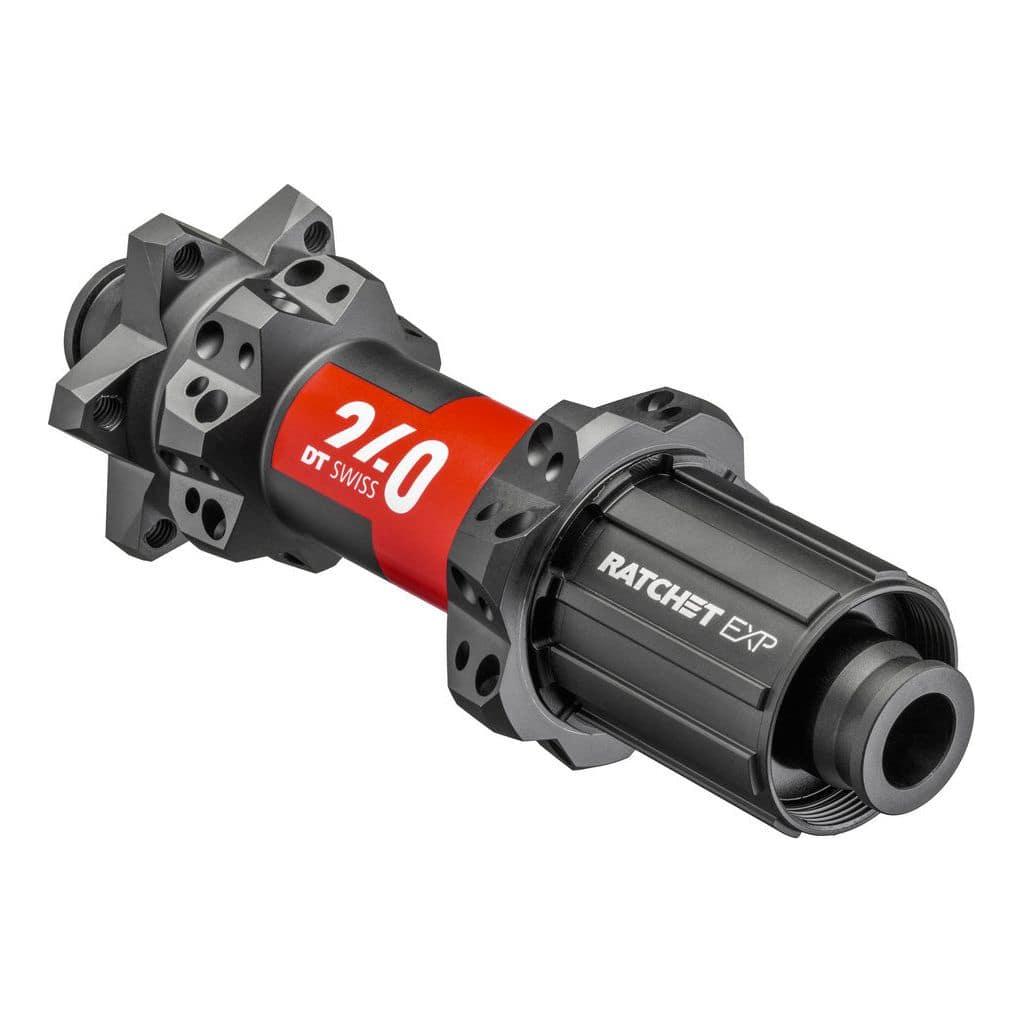 DT Swiss Naaf DT A 240 SP ATB 28G, achteras met 148/12 snelspanner voor mountainbikes, zwart metalen afwerking