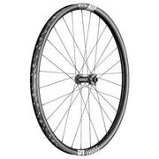 Zwart voorwiel 29" DT Swiss EXC1501 Spline 30 Boost Disc IS MTB wiel met carbon velg en schijfremmontage