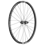 Achterwiel voor MTB, 29 inch DT Swiss EX1700 Spline 30, zwart aluminium, met disc en boost naaf, geschikt voor 12V Shimano.