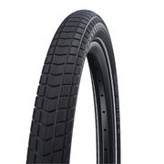 Zwarte Schwalbe 12" Road Cruiser buitenband met K-Guard voor stadsfiets, zonder reflectie, geschikt voor milieuvriendelijke ritten