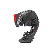 Zwarte Sram Red22 Etap A2 achterderailleur voor racefietsen, zichtbaar met kabelaansluitingen en mechanisme.