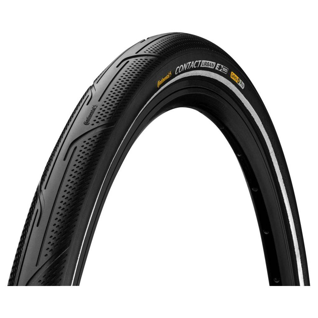 Continental 28-inch Contact Urban SafetyPro Breaker e-bike buitenband, zwart, met antilek en stevige grip voor stadsgebruik