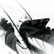 Zwart SKS voorspatbord van PVC voor 20/29 inch fietsen, bescherming tegen modder en water, eenvoudig te bevestigen.
