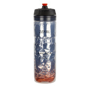 Zefal Bidon Arctica 75 van 750 ml, zwart met blauwe details, gemaakt van stevig plastic, geschikt voor fietsers
