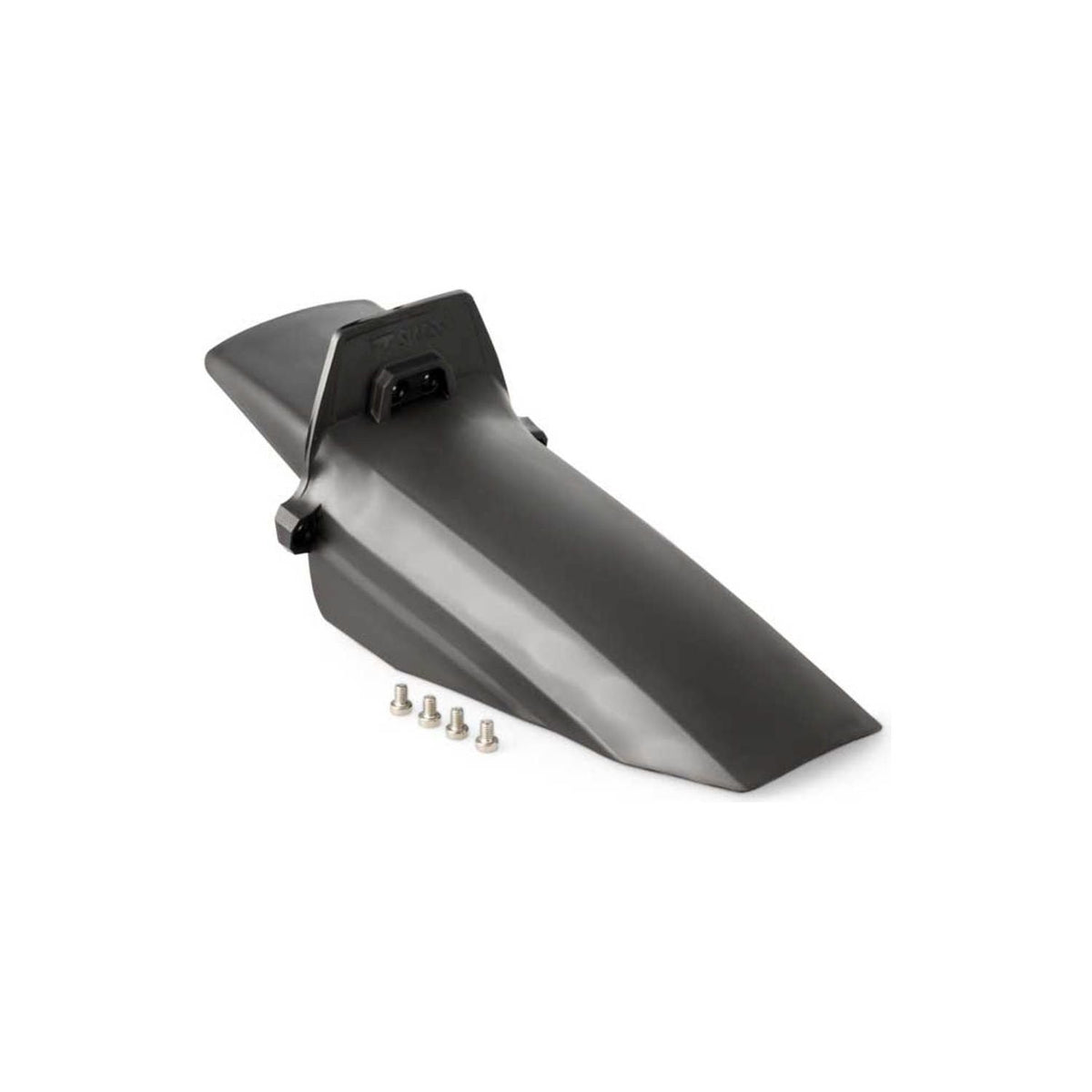 Zwart DT Swiss Spatbord V voor DT F535 mountainbike, beschermt tegen modder en water tijdens het rijden