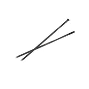 Zwart set van 8 DT Swiss PRC1100 Dicut 24 DB 25th Ann. Edit. spaakkits voor voor- en achterwielen, inclusief 8 spaaks.