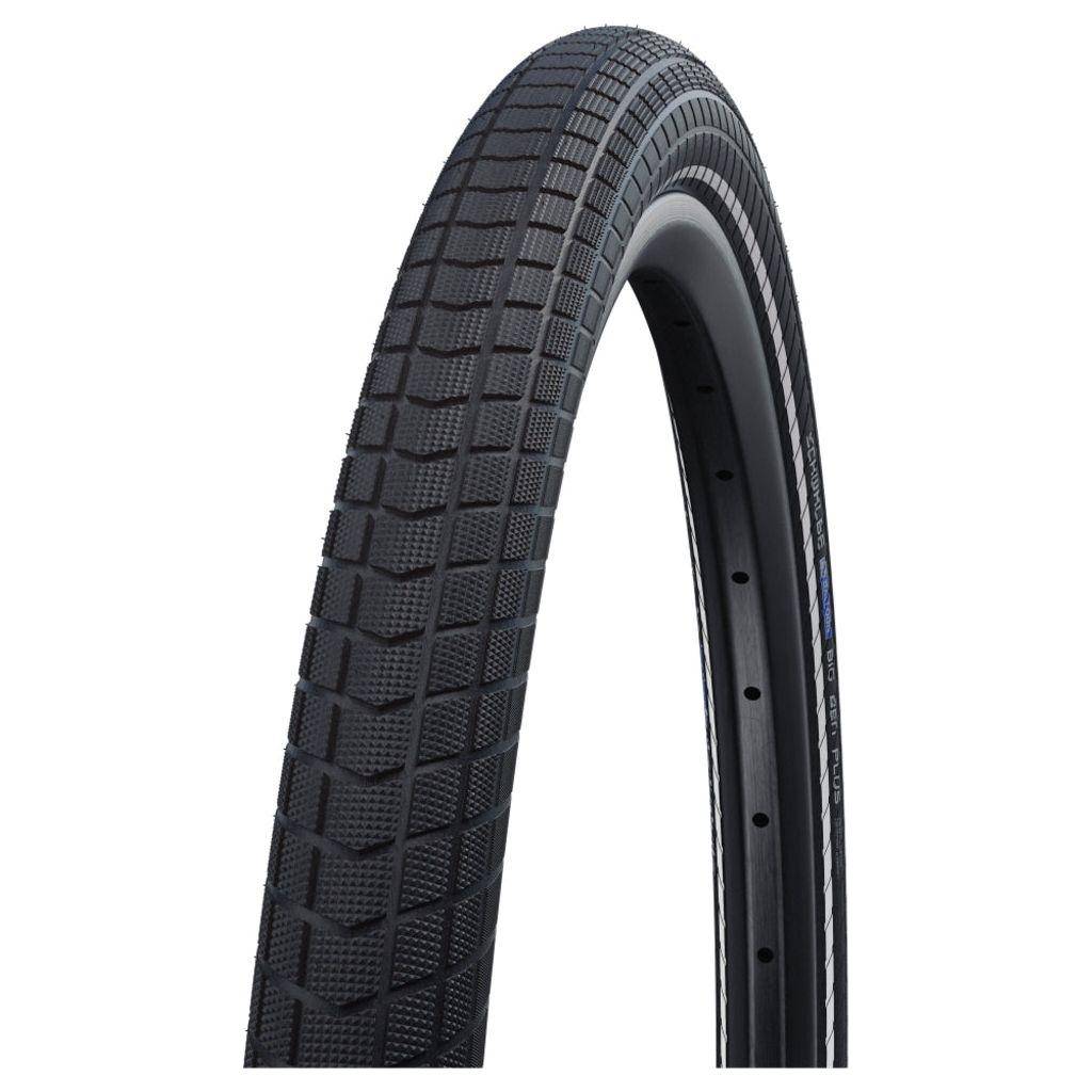 Schwalbe Big Ben Plus 28" elektrische fiets buitenband met GreenGuard en dubbele bescherming, zwart, zichtbare band met profiel