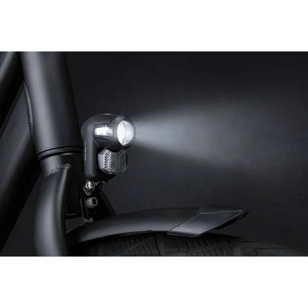 Axa Koplamp Nox City Auto Off Batterij 4 Lux Zwart - Le Coq Wielerartikelen