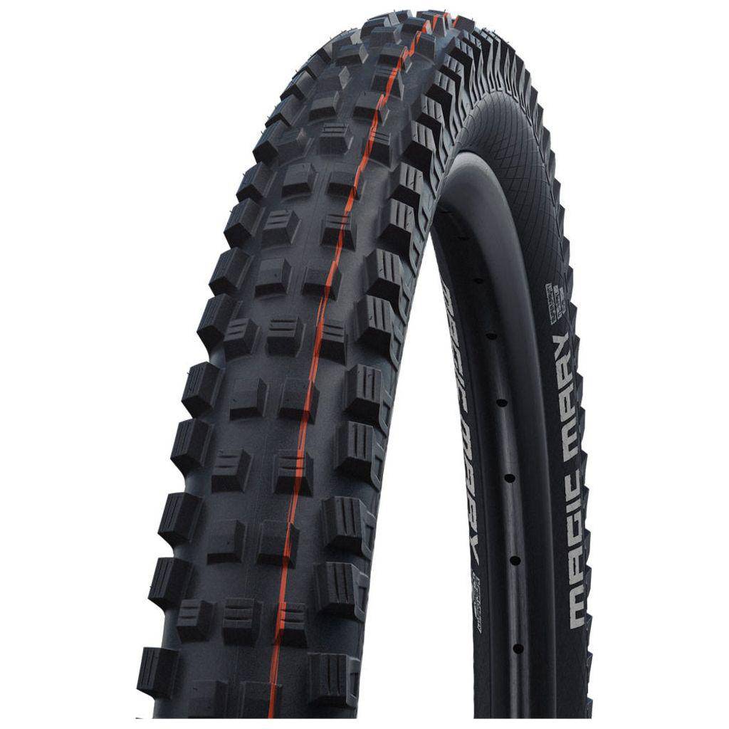 Buitenband 27.5" Schwalbe Magic Mary TLE ADDIX Soft Super Trail Vouwband Zwart - Le Coq Wielerartikelen