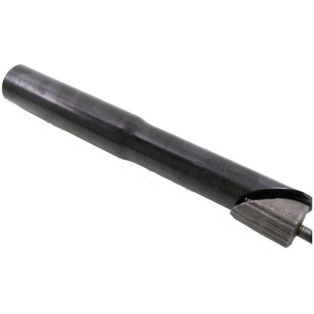 Zwarte Kalloy stuurpenverlenger 25,4 mm, 210 mm voor fietsaccessoires, zichtbaar in de afbeelding.