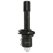 Zwarte Satori stuurpenverlenger Easy Up 1-1/8" voor verstelbare stuurverlenging op fiets, zichtbaar in de afbeelding.