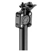 Verende Satori Beatbox zadelpen, Ø27.2 mm, 350 mm lengte, mat zwart, geschikt voor mountainbike of racefiets.