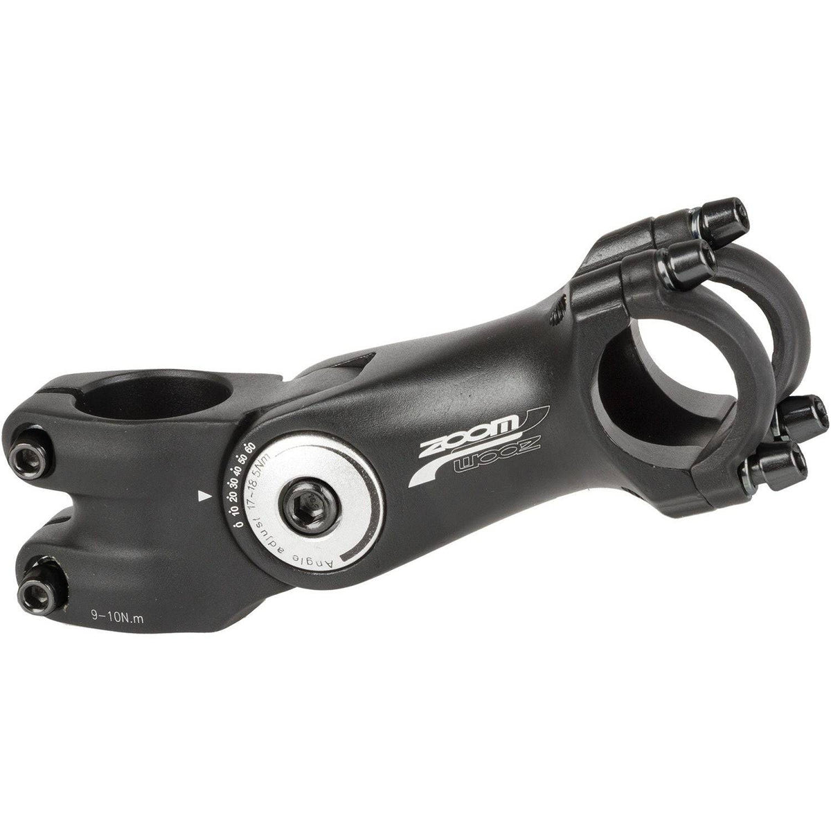 Zoom A-Head stuurpen verstelbaar 28,6 mm, 90 mm lengte, geschikt voor fietssturen, hoogwaardige stuurpen voor fietsen