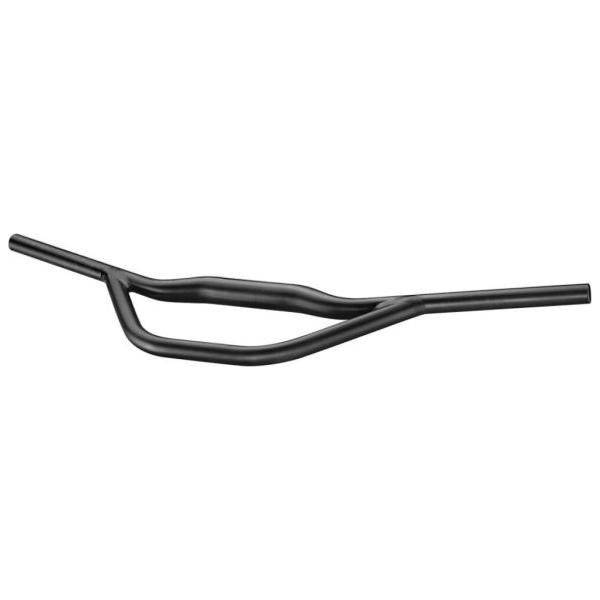 Zwart Satori Falcon Aero MTB stuur met Ø31,8mm en lengte van 700mm, mat afgewerkt, geschikt voor mountainbikes.