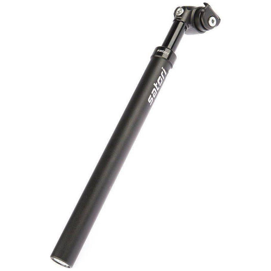 Zadelpen Verend Satori Elegance Lt Ø27.2 Mm / 350 Mm - Mat Zwart - Le Coq Wielerartikelen