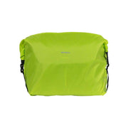 Basil Keep DRY en Clean horizontale regenhoes in neon geel voor fietstas, waterdicht en waterafstotend, zichtbare waterdichte stof