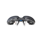 Selle Italia Max Flite Boost Gel Superflow L3 racefiets- en MTB-zadel, zwart met titanium rails, comfortabel en lichtgewicht.