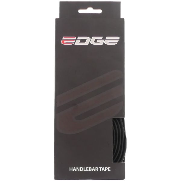 Edge Softgrip stuurlint in zwarte kleur met zachte, comfortabele grip voor veilig fietsen.