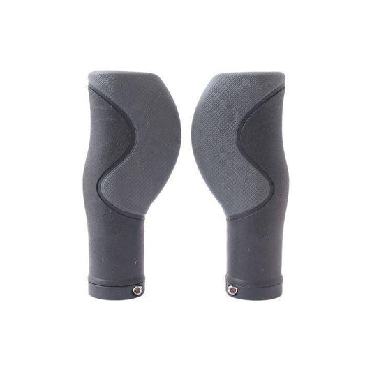 Marwi Handvatten Ergo 3-Componenten Zwart 128/128Mm - 2-Kanten Geopend - Le Coq Wielerartikelen