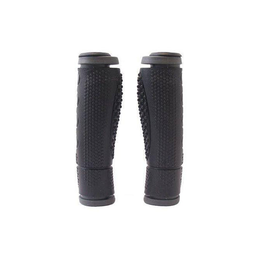 Marwi Handvatset Sportief Zwart/Grijs 128Mm  2-Componenten , 1-Kant Open - Le Coq Wielerartikelen