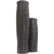 Zwart Edge City handvatset van leer, 135/92 mm, verstelbare handvatten voor meubels of kasten, natuurlijke uitstraling