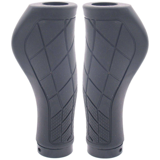 Edge Handvatten Ergocity Met Lockring - 2*136Mm - Zwart (Op Kaart) - Le Coq Wielerartikelen
