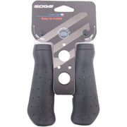 Zwart Edge Ergo Basic 135 mm handvatset met ergonomisch gevormde handvatten voor comfortabel gebruik