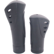Zwart Edge handvatset Ergo Venti 125/92 mm met zacht comfort, zichtbaar op de afbeelding.