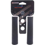 Zwarte Edge Tour Advanced handvatten van 130 mm voor fiets, stevig en ergonomisch ontworpen voor comfortabel gebruik
