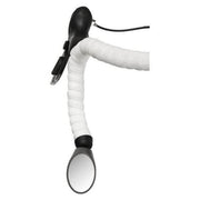 M-Wave Spy Oval 3D verstelbare fietsspiegel met ovalen vorm en verstelbare arm voor veilig achterom kijken