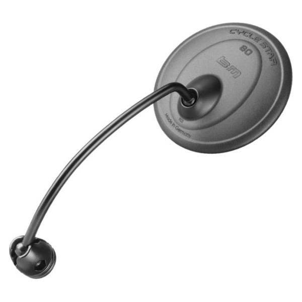 Busch + Müller Fietsspiegel 901 Ø80 Mm - Met 13 Cm Lange Stang - Le Coq Wielerartikelen