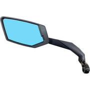 Edge Luxe fietsspiegels links met klem, groot en dimbaar glas voor extra zichtbaarheid en veiligheid tijdens het fietsen.