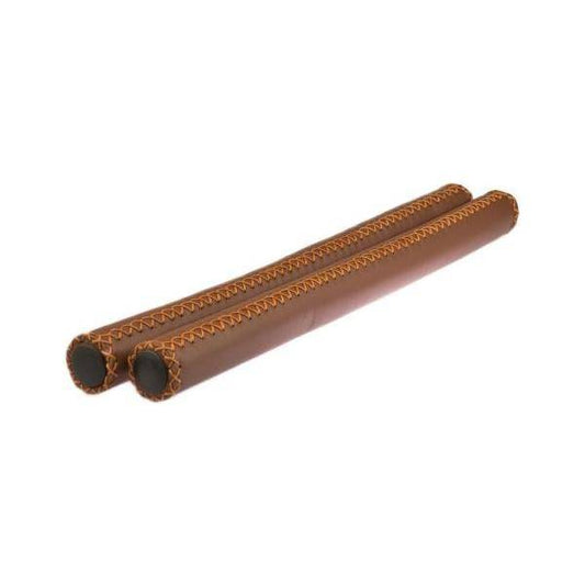 Velo Handvatten Stuurgreep Leder 40 Cm - Bruin - Le Coq Wielerartikelen