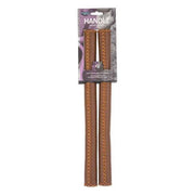 Bruine Velo handvatten stuurgreep van leer, 40 cm lang, voor fietsbesturing en comfort.