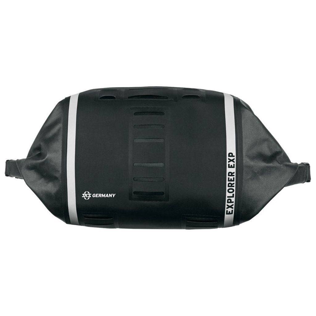 SKS Explorer Exp. stuurtas voor fiets met 9 liter waterdichte waterzak en verstelbaar ontwerp, ideaal voor lange ritten
