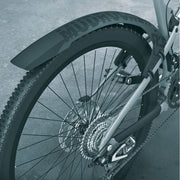 Zwart SKS Mudrocker achterspatbord voor 27,5/29 inch fietsen, gemaakt van glasversterkt kunststof.