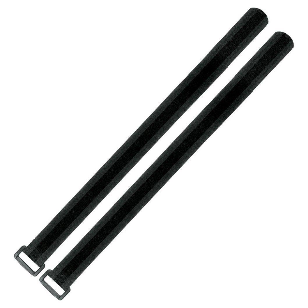 Set van 2 SKS Speedrocker Mudrocker spatbordbevestigingen met klittenband, zwart, 250 mm voor spatbordonderdelen.