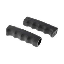 Zwart Westphal handvatpaar #410 Model Batavus, 110 mm, geschikt voor fiets, stevige handvatten met comfortabele grip