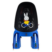 Qibbel Air Nijntje kinderfietsstoel achterdrager bevestiging blauw, inclusief kinderzitje voor achter op fiets.