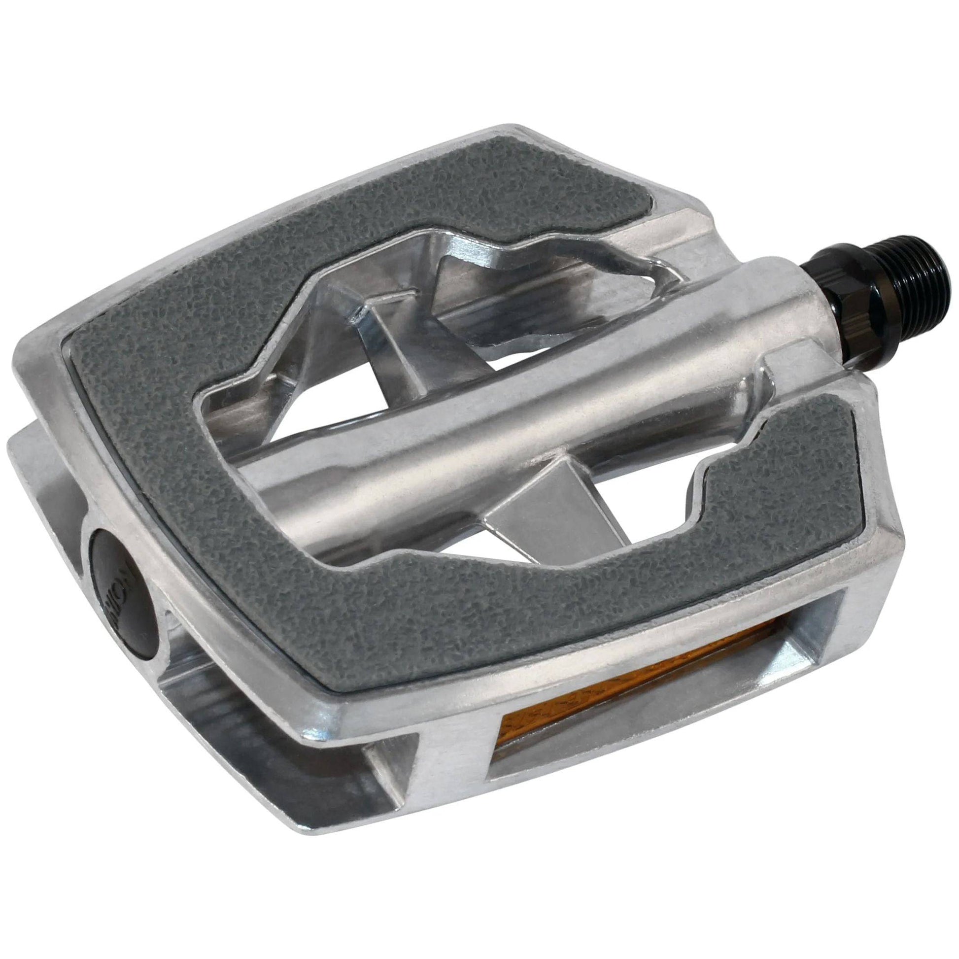 Pedalen Marwi Sp-890 Aluminium Met Sandblock - Zilver - Le Coq Wielerartikelen