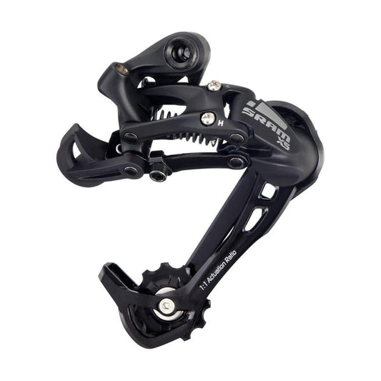 Sram Achterderailleur X5, 10V Medium Cage Aluminium Zwart - Le Coq Wielerartikelen