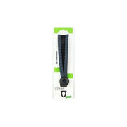Zwarte stalen triobinder Widek Eye 24/12 mm snelbinder met stevige metalen platen op de afbeelding