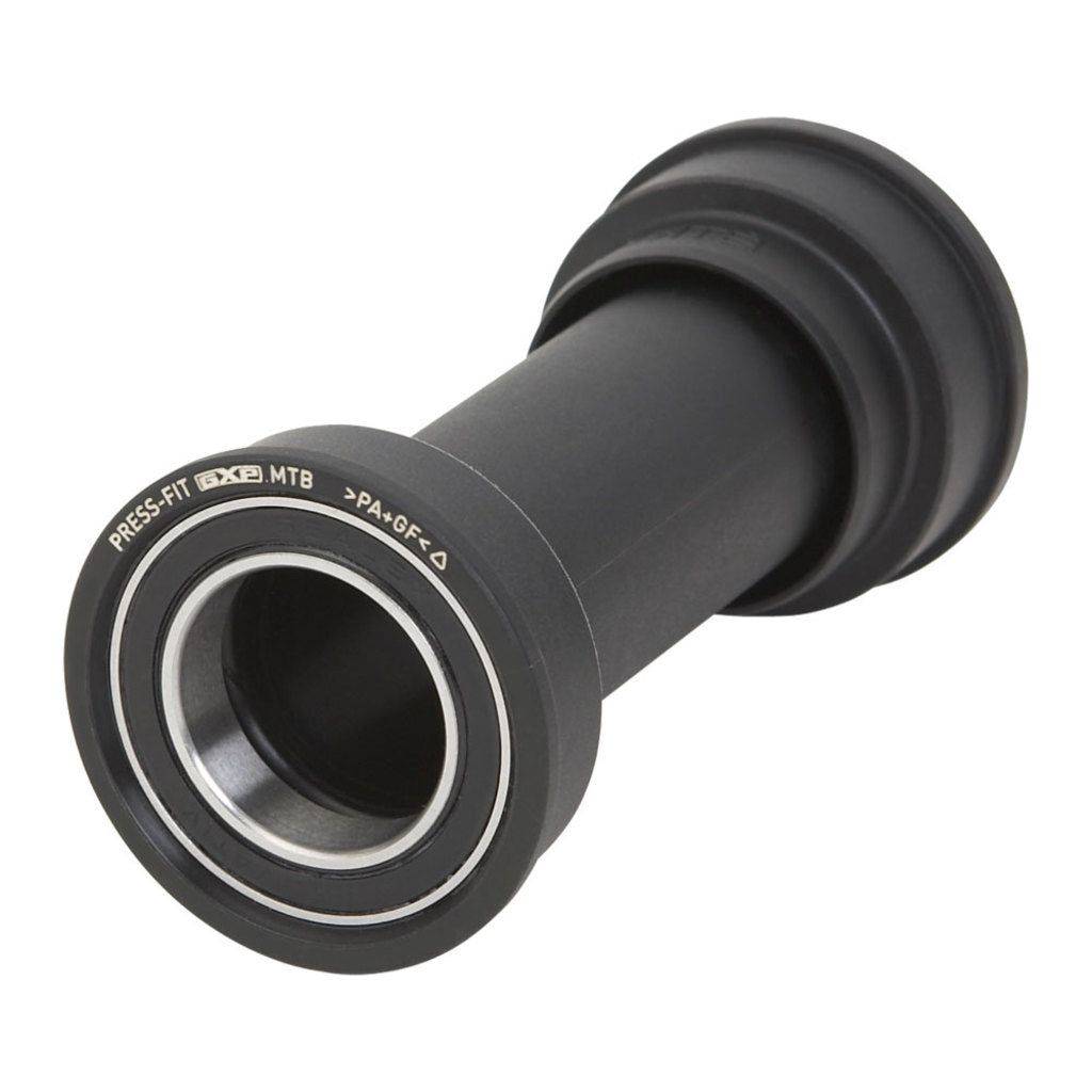 Zwarte Sram Trapas Cupset Gxp Bb121 Pressfit, 121 mm, voor fietscrank met verstelbare cups en duurzame constructie.